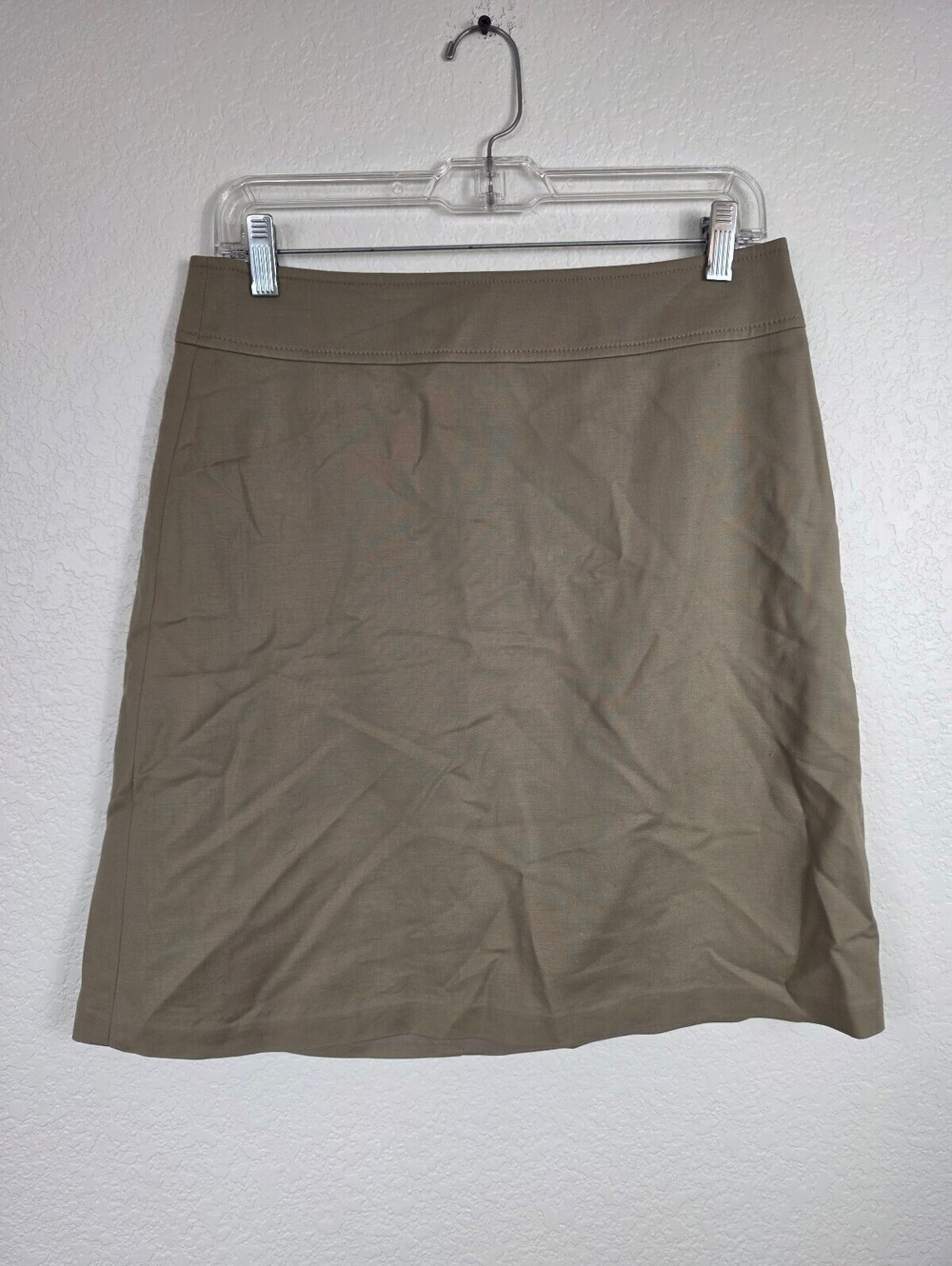 Banana Republic Petite Stretch Khaki Skirt Size 8P